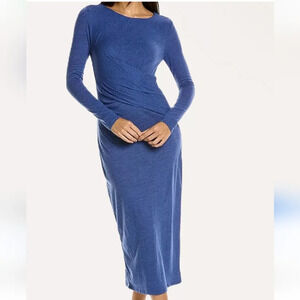 Chaser Triblend Corset Wrap Midi Dress S New With Tag Green color